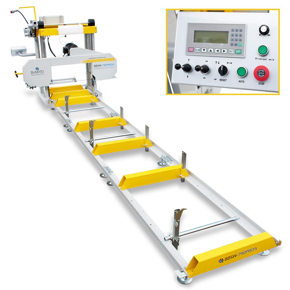 BAMATO Blockbands&auml;ge BBSW-790PROA mit 5,9m Rollbahn und automatischem Vorschub