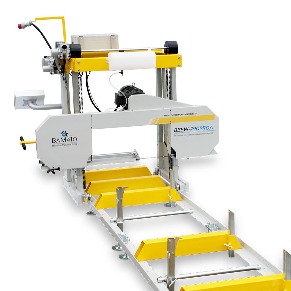 BAMATO Blockbands&auml;ge BBSW-790PROA mit 5,9m Rollbahn und automatischem Vorschub