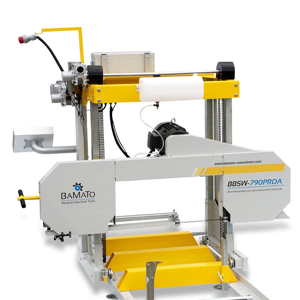 BAMATO Blockbands&auml;ge BBSW-790PROA mit 5,9m Rollbahn und automatischem Vorschub