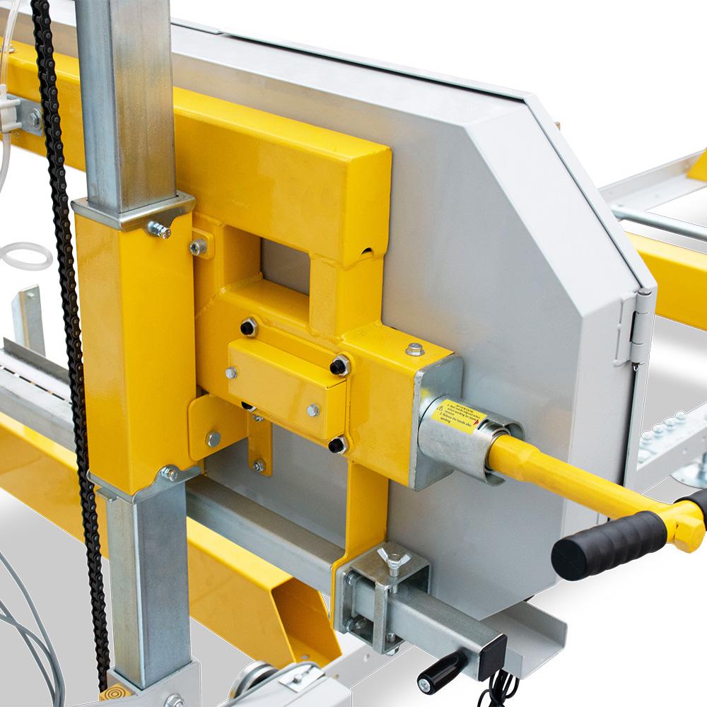 BAMATO Blockbands&auml;ge BBSW-790PROA mit 5,9m Rollbahn und automatischem Vorschub