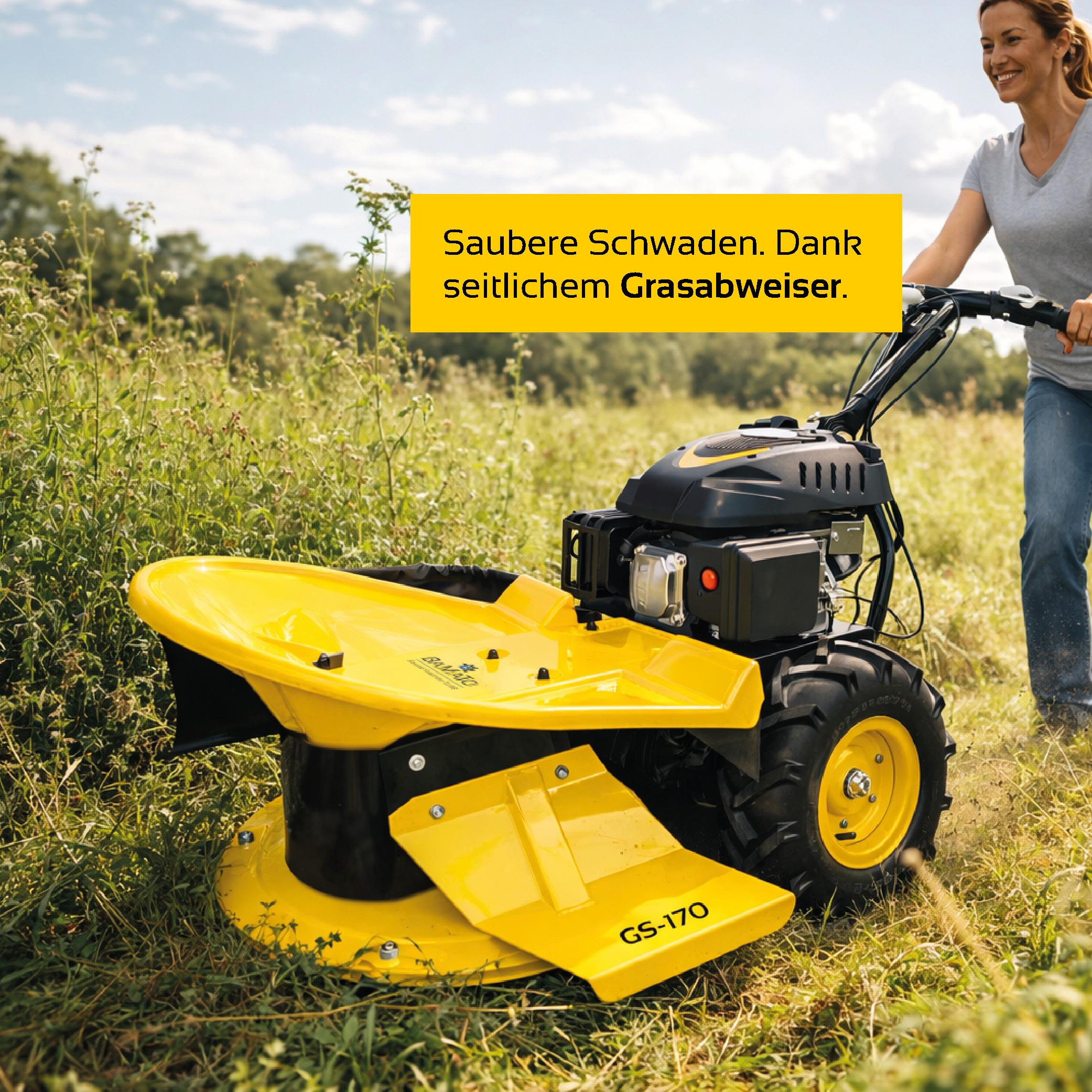 BAMATO Hochgrasschneider / Kreiselm&auml;her GS-170 mit RATO Motor