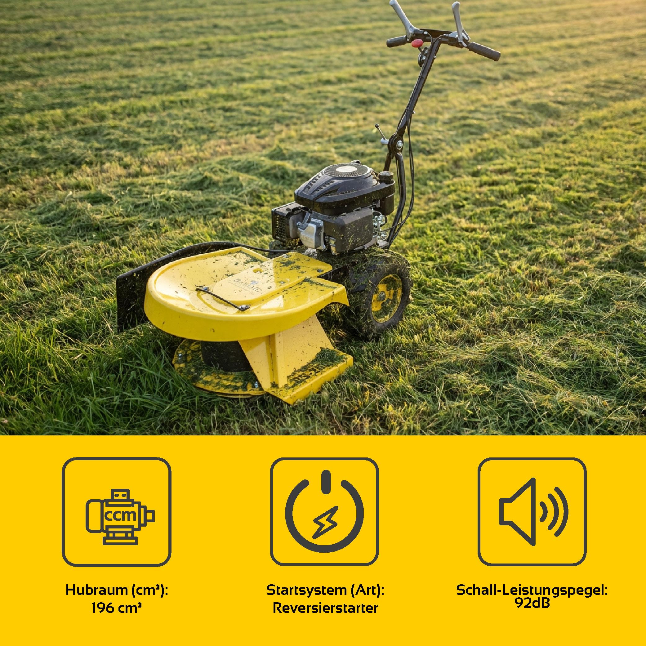 BAMATO Hochgrasschneider / Kreiselm&auml;her GS-200 mit LONCIN Motor