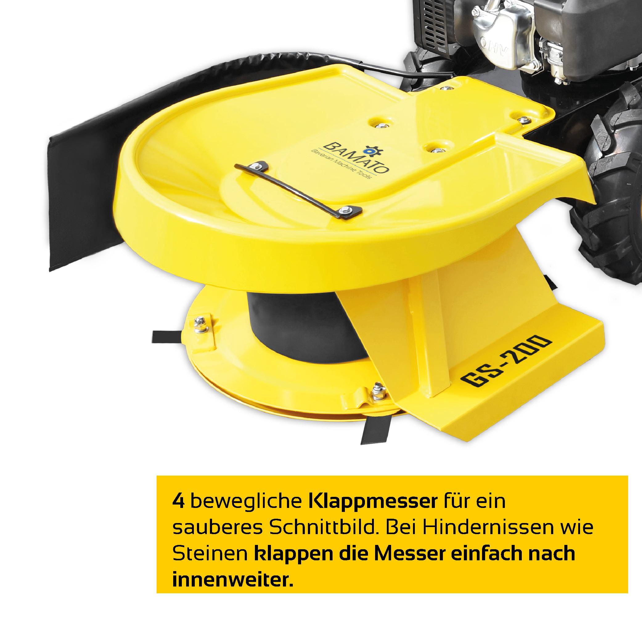 BAMATO Hochgrasschneider / Kreiselm&auml;her GS-200 mit LONCIN Motor