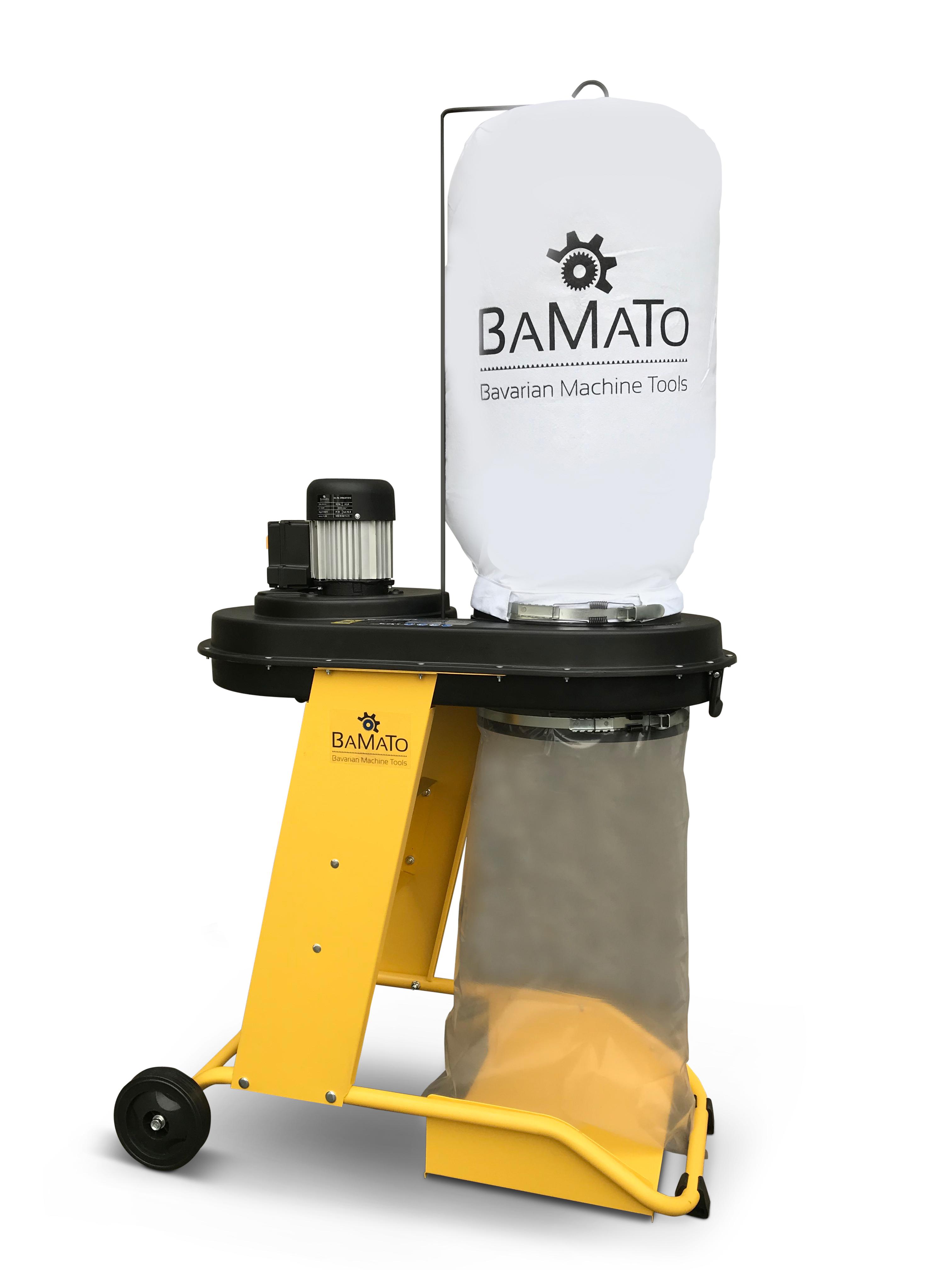 BAMATO Absauganlage AB-550 inkl. Adapter Set und 2. Filtersack