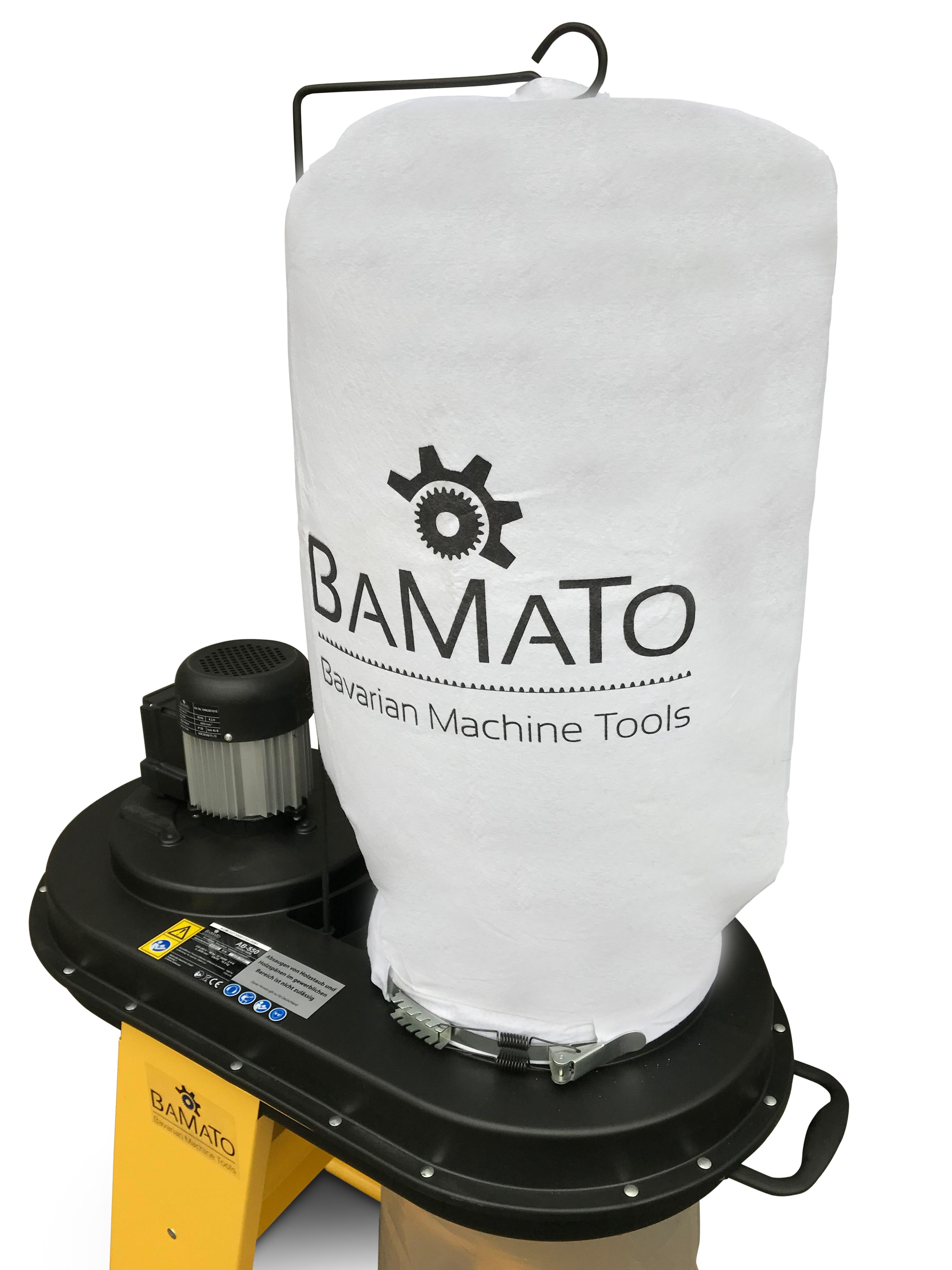 BAMATO Absauganlage AB-550 inkl. Adapter Set und 2. Filtersack