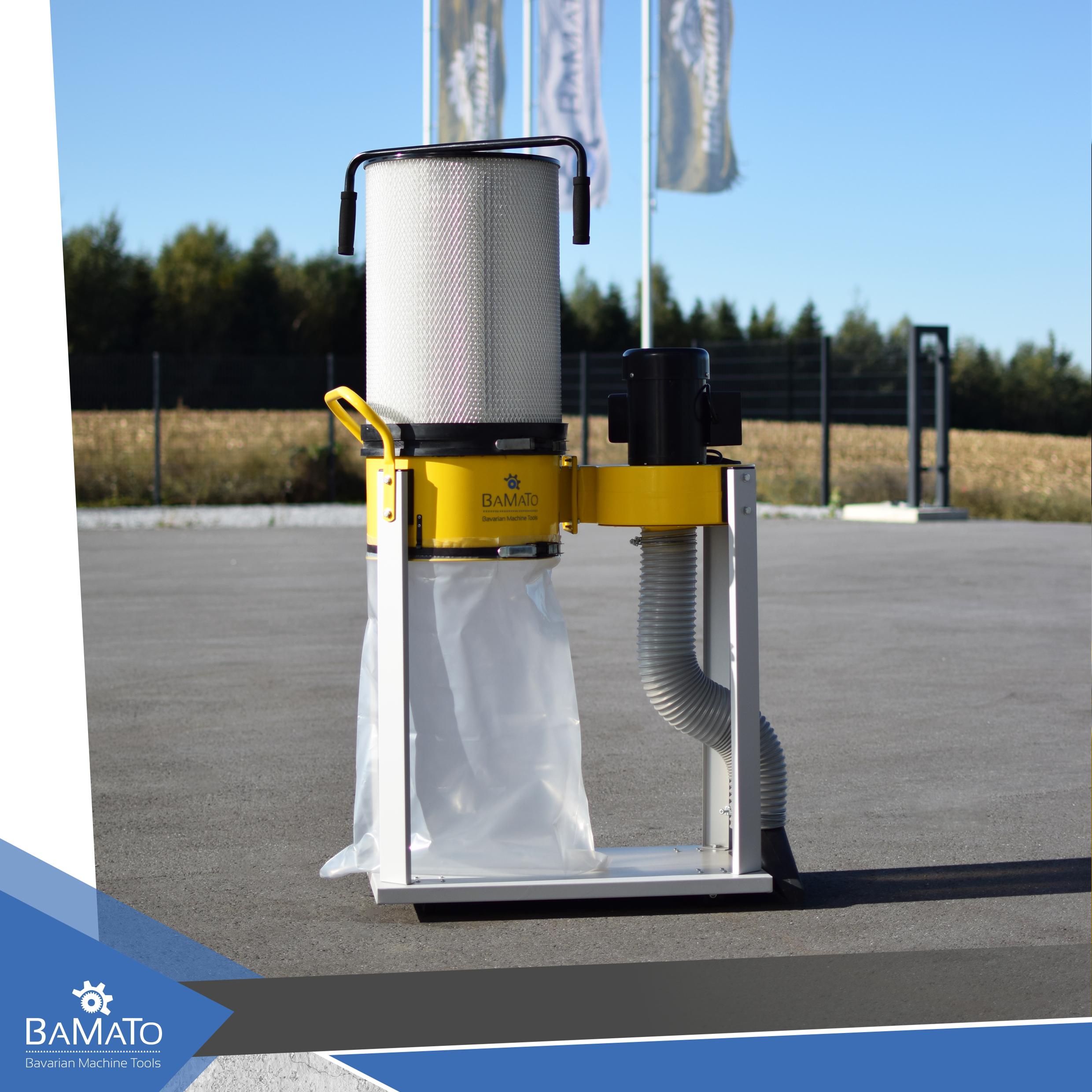 BAMATO Absauganlage AB-1500CF mit Feinstaubfilter 400V ...